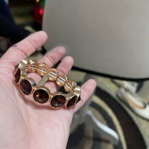 Garnet Stretch Bracelet